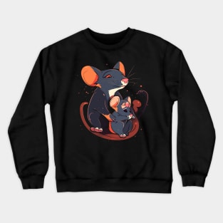 Rat Fathers Day Crewneck Sweatshirt